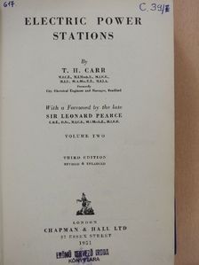 T. H. Carr. - Electric Power Stations 2. [antikvár]