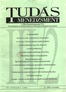 Tudás menedzsment 2002. november [antikvár]