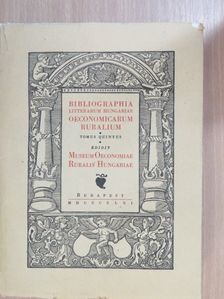 A magyar mezőgazdasági szakirodalom könyvészete V. [antikvár]