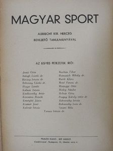Arató Géza - Magyar sport (rossz állapotú) [antikvár]