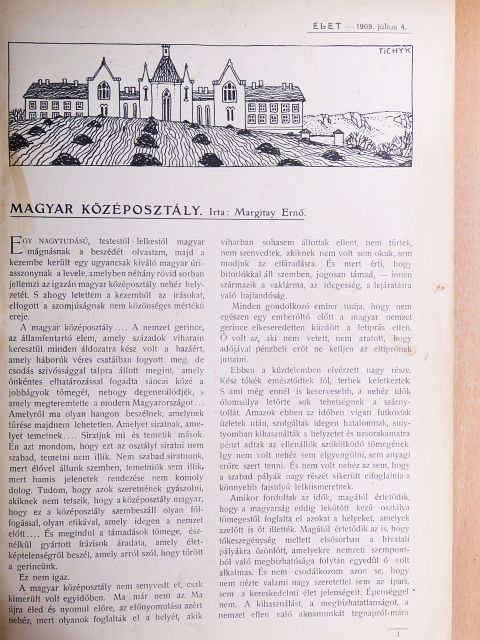 Margitay Ernő - Élet 1909. július-december (fél évfolyam) [antikvár]