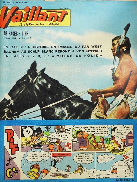 Jean Tabary - PIF Vaillant 6. Janvier 1963 [antikvár]
