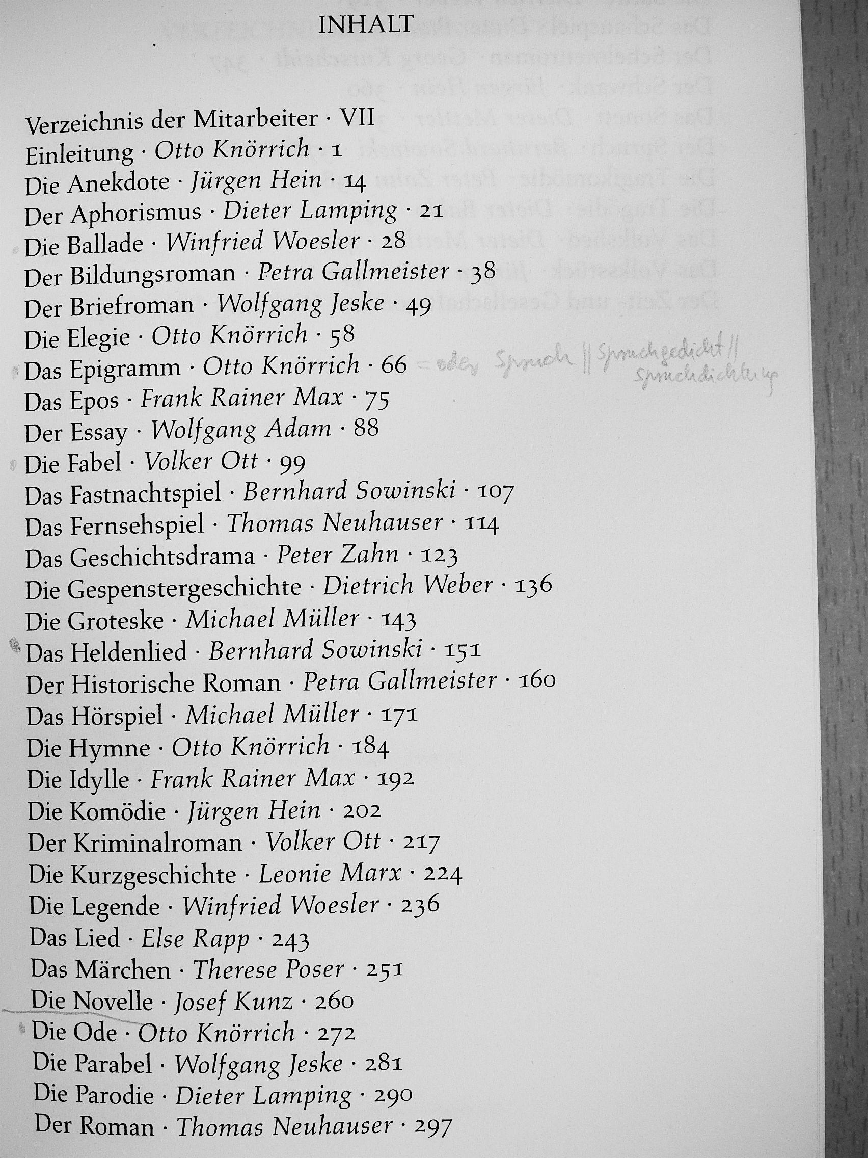 Formen der Literatur in Einzeldarstellungen [antikvár]