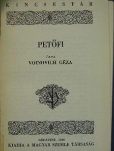 Voinovich Géza - Petőfi [antikvár]