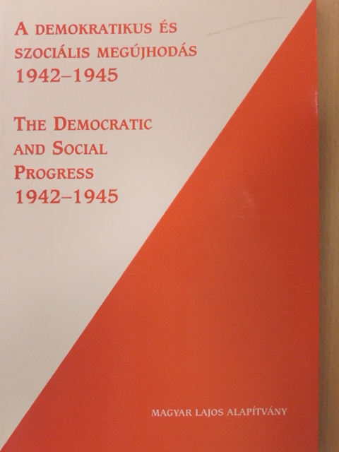 A demokratikus és szociális megújhodás [antikvár]
