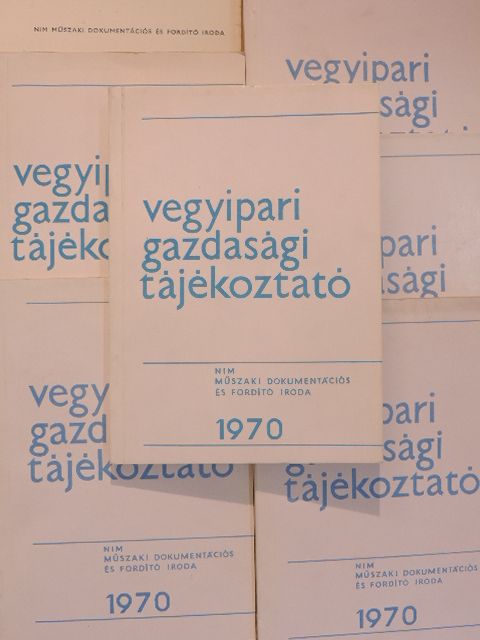 Baumann Miklós - Vegyipari Gazdasági Tájékoztató 1970/1-6. [antikvár]