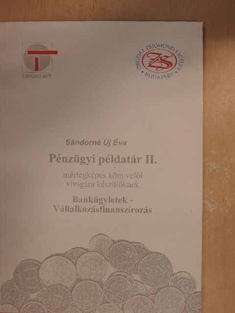 Sándorné Új Éva - Pénzügyi példatár II. [antikvár]