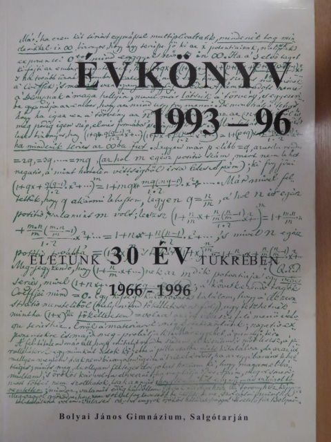 Évkönyv 1993-96 [antikvár]