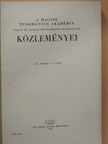 Bertényi Iván - A Magyar Tudományos Akadémia Nyelv- és Irodalomtudományi Osztályának közleményei XX. 1-4. [antikvár]