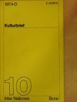 Christiana Bechtel - Kulturbrief Oktober 1974 [antikvár]