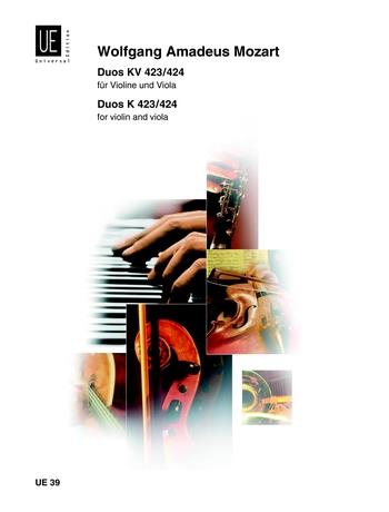 MOZART, W,A, - DUOS KV 423/424 FÜR VIOLINE UND VIOLA REVIDIERT VON TH. LAFORGE