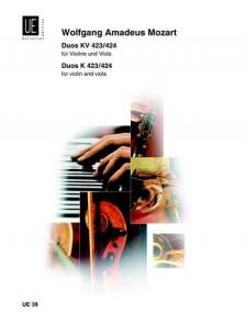 MOZART, W,A, - DUOS KV 423/424 FÜR VIOLINE UND VIOLA REVIDIERT VON TH. LAFORGE