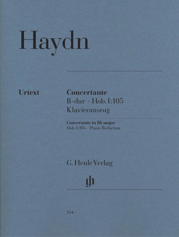 HAYDN J. - CONCERTANTE B-DUR HOB.I:105 KLAVIERAUSZUG URTEXT (GERLACH/PETRENZ)