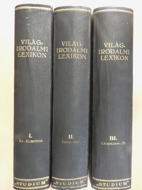 Dr. Antal Géza - Világirodalmi Lexikon I-III. [antikvár]