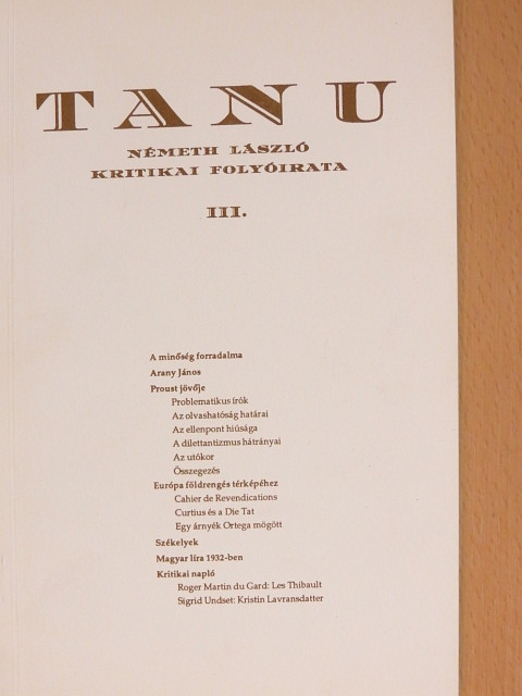 Németh László - Tanu III. [antikvár]
