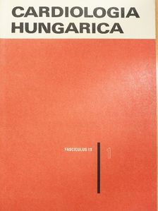 Dr. Dobronyi Ilona - Cardiologia Hungarica 1990/1 [antikvár]