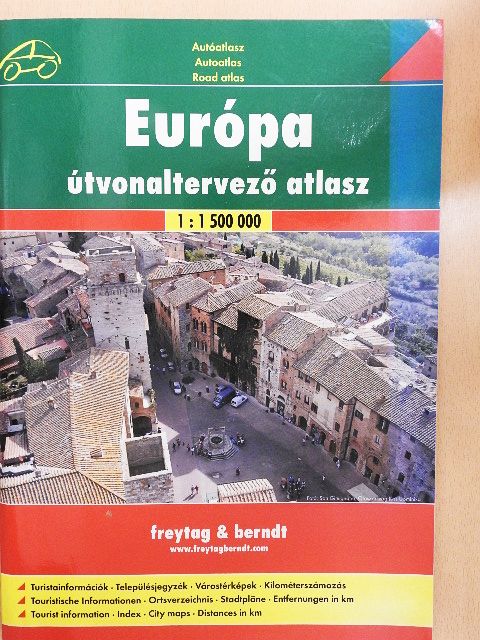 Európa útvonaltervező atlasz [antikvár]