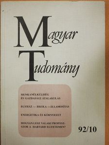 Bánfalvy Csaba - Magyar Tudomány 1992. október [antikvár]