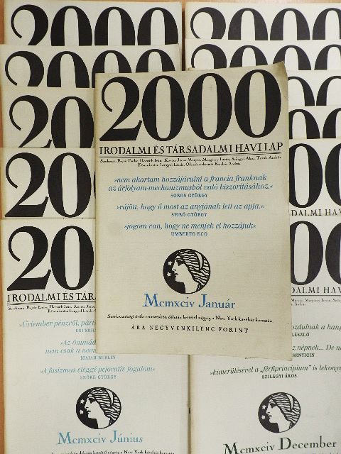 Grendel Lajos - 2000 1994. január-december [antikvár]