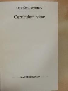 Lukács György - Curriculum vitae [antikvár]
