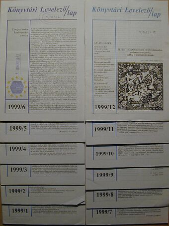 Csáti Péterné - Könyvtári Levelező/lap 1999. január-december [antikvár]