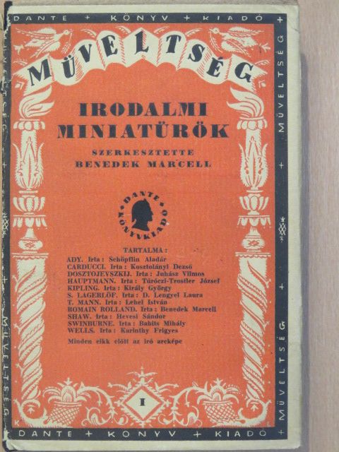 Babits Mihály - Irodalmi miniatürök I. [antikvár]
