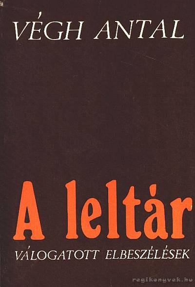 VÉGH ANTAL - A leltár [antikvár]