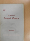 The Journal of Economic Abstracts March 1968 [antikvár]