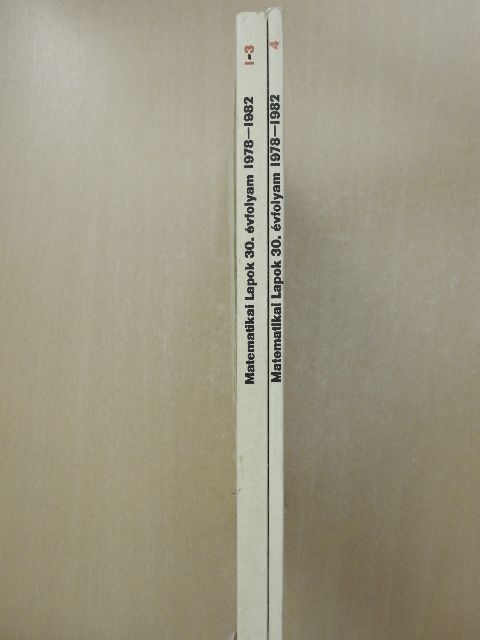 Brindza Béla - Matematikai Lapok 1978-1982. [antikvár]