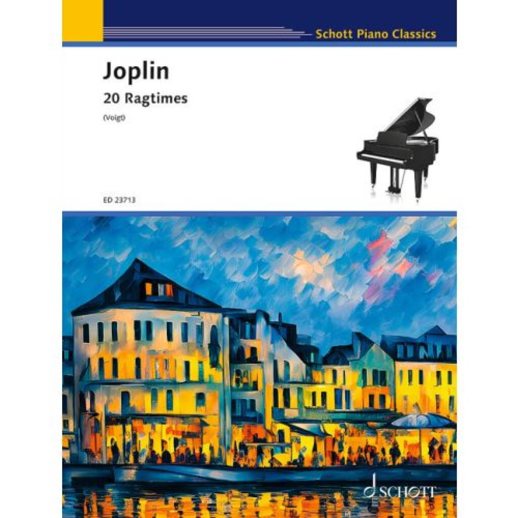 JOPLIN - 20 RAGTIMES - SCHOTT PIANO CLASSICS