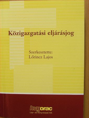 Back András - Közigazgatási eljárásjog [antikvár]