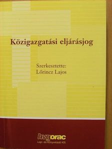 Back András - Közigazgatási eljárásjog [antikvár]