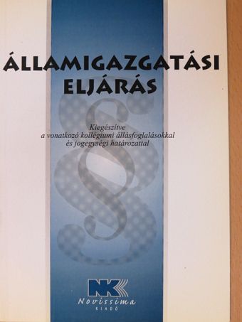 Államigazgatási eljárás [antikvár]
