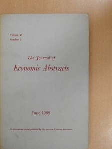 The Journal of Economic Abstracts June 1968 [antikvár]
