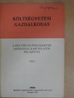 Ácsné Molnár Judit - A költségvetési szervek adózással kapcsolatos feladatai [antikvár]