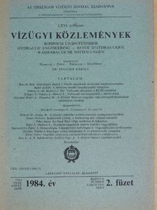 Bencsik Béla - Vízügyi közlemények 1984/2. [antikvár]