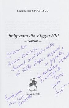 Lacramioara Stoenescu - Imigranta din Biggin Hill (Dedikált) [antikvár]