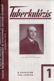Pekanovich István - Tuberkulózis 1934. (teljes évfolyam) [antikvár]