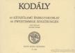 Kodály Zoltán - 44 kétszólamú énekgyakorlat - alsó szólam [antikvár]