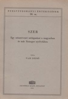 Pais Dezső - SZER [antikvár]
