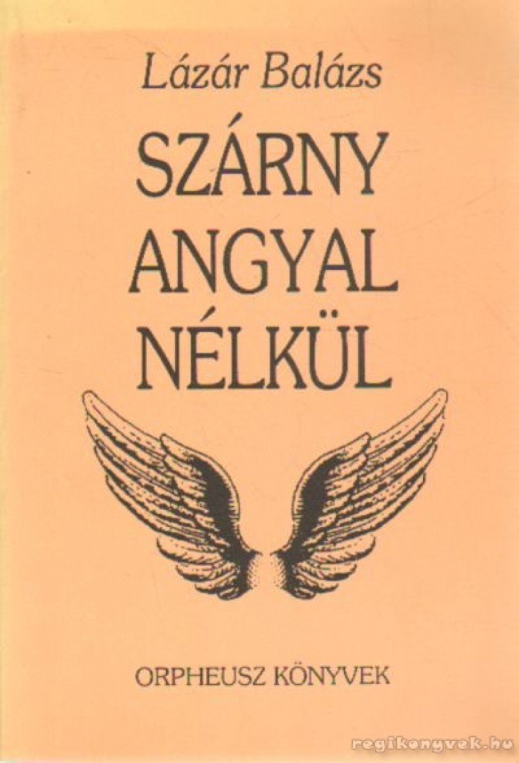 Lázár Balázs - Szárny angyal nélkül (dedikált) [antikvár]
