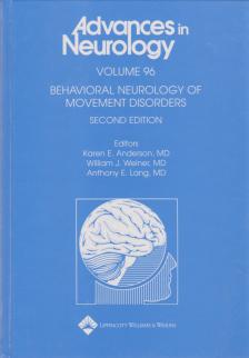 Karen E. Anderson, William J. Weiner, Anthony E. Lang - Behavioral Neurology Of Movement Disorders [antikvár]