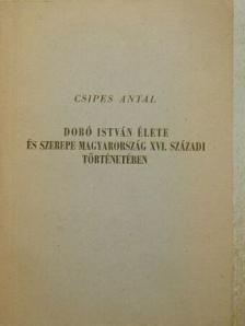 Csipes Antal - Dobó István élete és szerepe Magyarország XVI. századi történetében [antikvár]