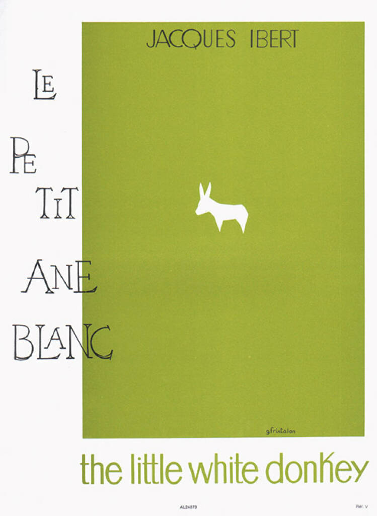 IBERT, JACQUES - LE PETIT ANE BLANC POUR PIANO
