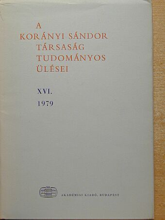 Andor Miklós - A Korányi Sándor Társaság tudományos ülései XVI. [antikvár]