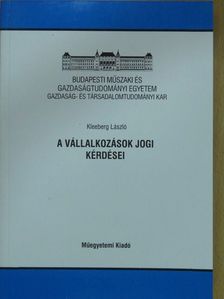 Dr. Kleeberg László - A vállalkozások jogi kérdései [antikvár]