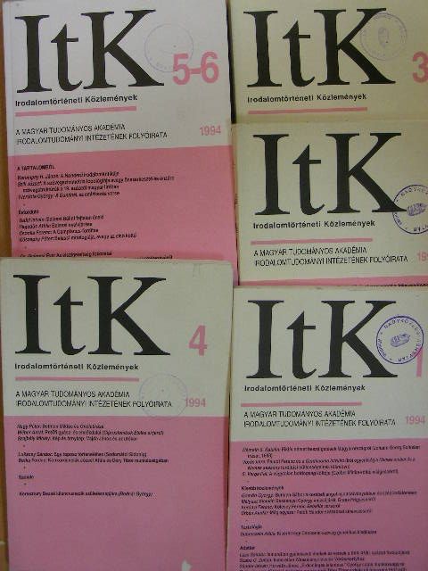 Ács Pál - Irodalomtörténeti Közlemények 1994/1-6. [antikvár]