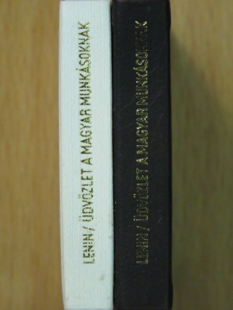 Lenin - Üdvözlet a magyar munkásoknak (minikönyv) (számozott)/Üdvözlet a magyar munkásoknak (minikönyv) (számozott) [antikvár]