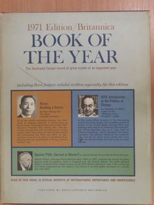 Britannica Book of the Year 1971 [antikvár]