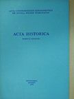 Gyula Mérei - Acta Historica Tomus XXXVII. (dedikált példány) [antikvár]